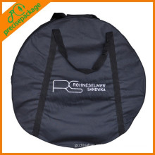 Logo Impresión de poliéster reutilizable bolsa de repuesto de neumáticos fuertes